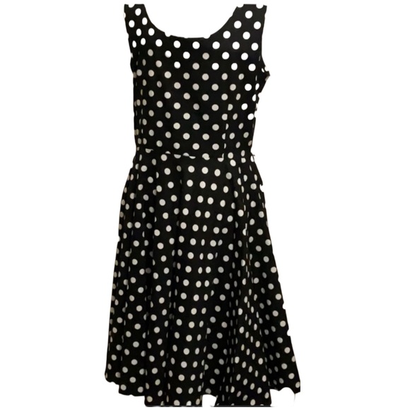 Queen Holloway Dresses & Skirts - Vintage Style Polka dot dress size XL